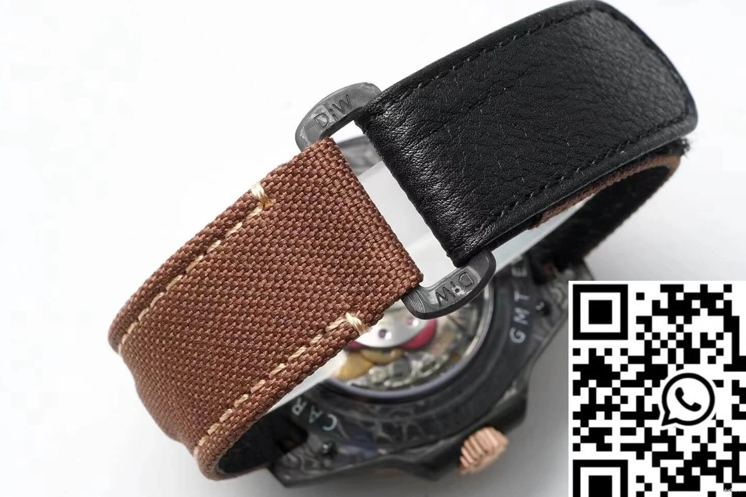 II Fiber Rolex Brown GMT-MASTER Fabric Carbon Strap Diw 0816
